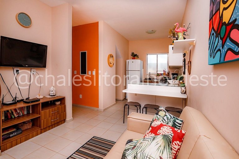 Apartamento na Praia de Maracajaú beira mar